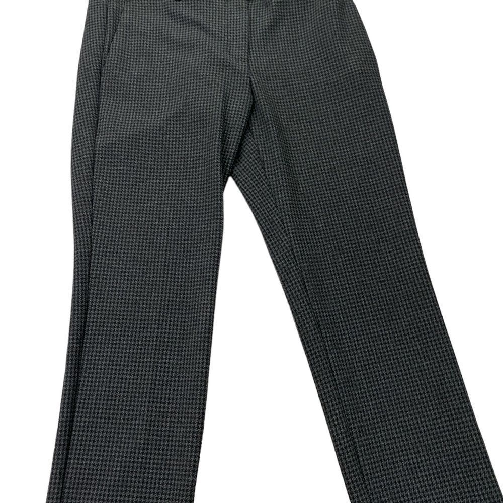 Ann Taylor Black and Gray Houndstooth Trousers